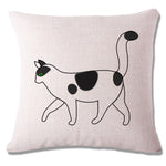 Cat Peson Cushion Cover