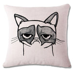 Cat Peson Cushion Cover