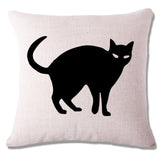 Cat Peson Cushion Cover