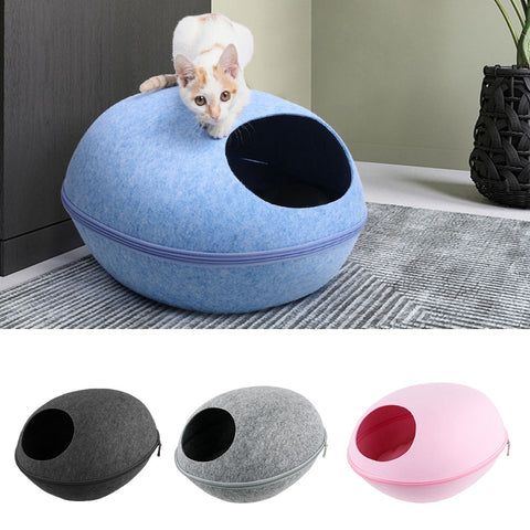 Felt Cat Cave Beds