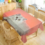 Custom Cat Tablecloth 02