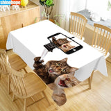 Custom Cat Tablecloth 02