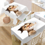 Custom Cat Table Cloth