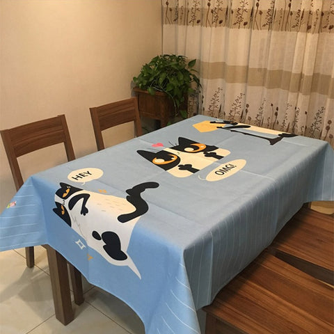 Tablecloth cat Dining Table