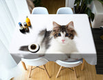 Cute cat tablecloth 2017