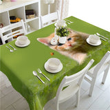 Cute cat tablecloth 2017