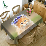 Cute cat tablecloth 2017