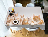 Cute cat tablecloth 2017