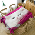 Cute cat tablecloth 2018