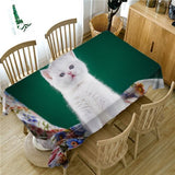 Cute cat tablecloth 2018