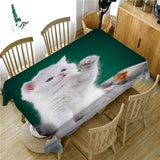 Cute cat tablecloth 2018