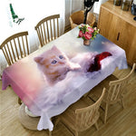 Cute cat tablecloth 2018