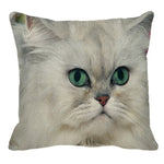 XUNYU Persian Cat Linen Pillow Case
