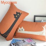 Cat cushion cover