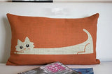 Cat cushion cover