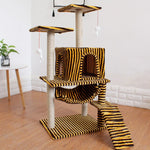 Orange cat jungle gym