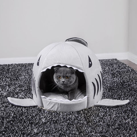 Shark face Cat bed